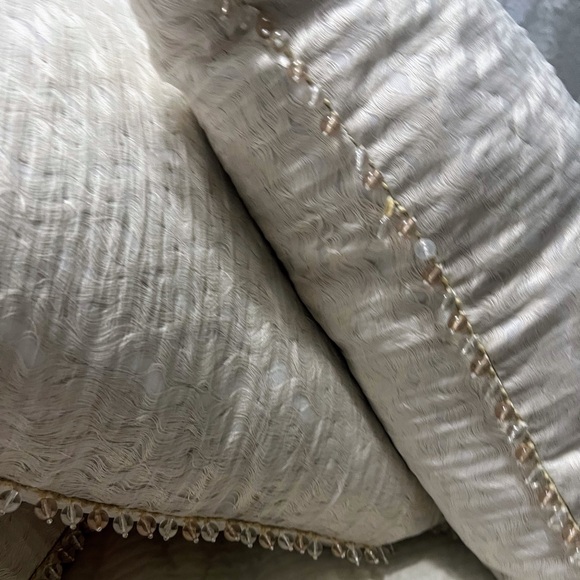 EASTERN ACCENTS -Harper Sheer Overlay Euro Sham , Set of 3 - Picture 6 of 16